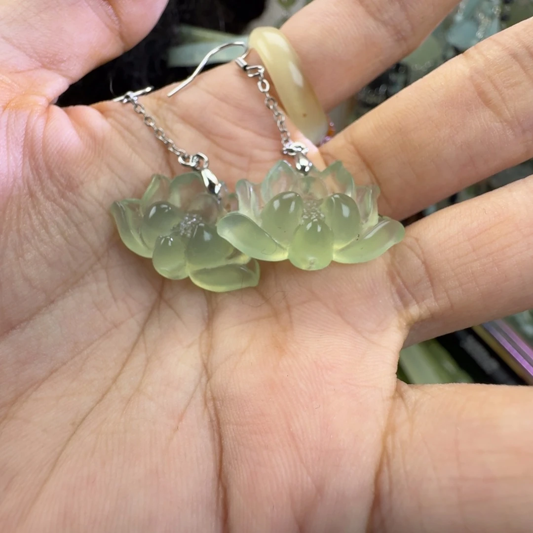 蛇纹石玉合金发饰