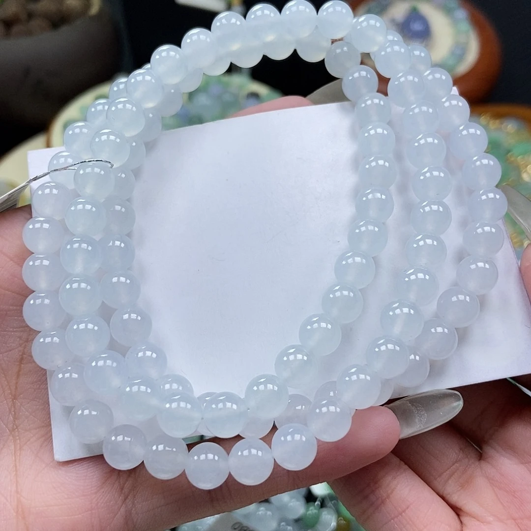 未镶嵌挂件翡翠珠链