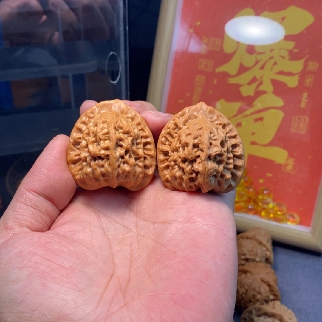 把件文玩核桃全品无修40尺挂月峰佛肚
