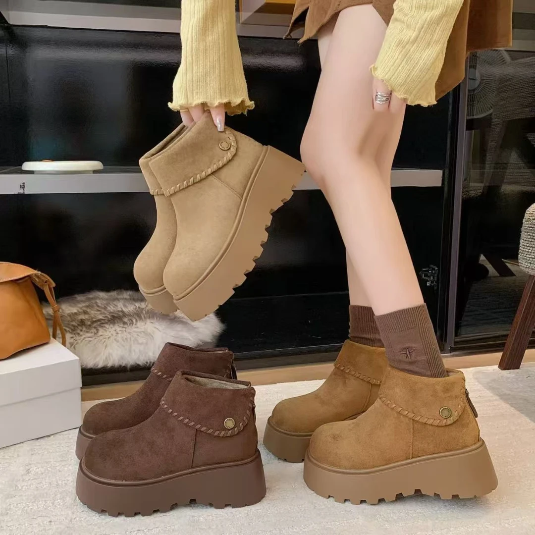 2025新款洋气勃肯款鞋子短筒百搭秋冬H022(615)