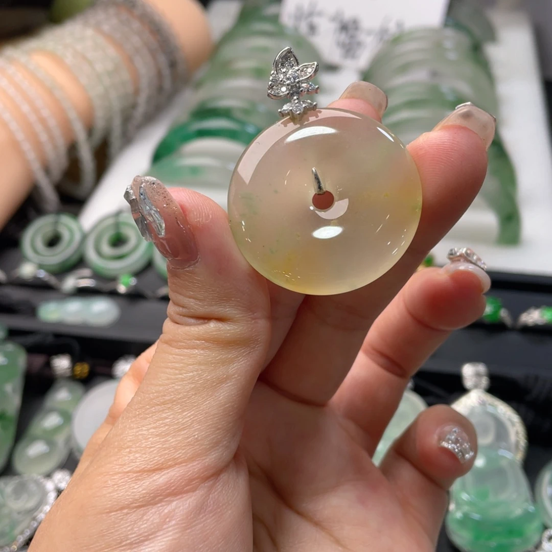 吊坠(不含链)未镶嵌石英质玉