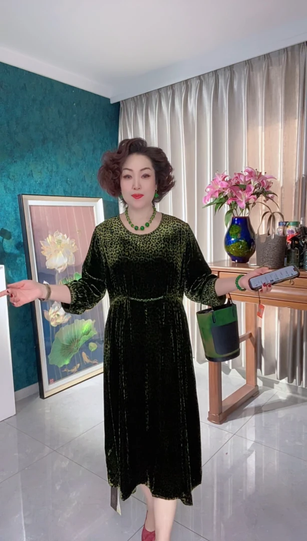 【敏敏家】高端收腰连衣裙0203-2