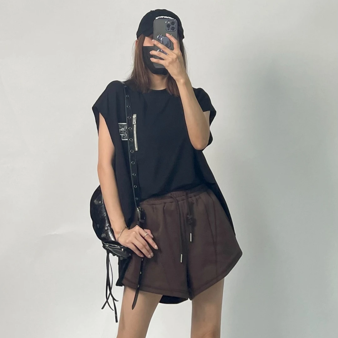 Z.DAGE‘维度’时尚极简百搭不规则设计T恤-ZEX6J3163