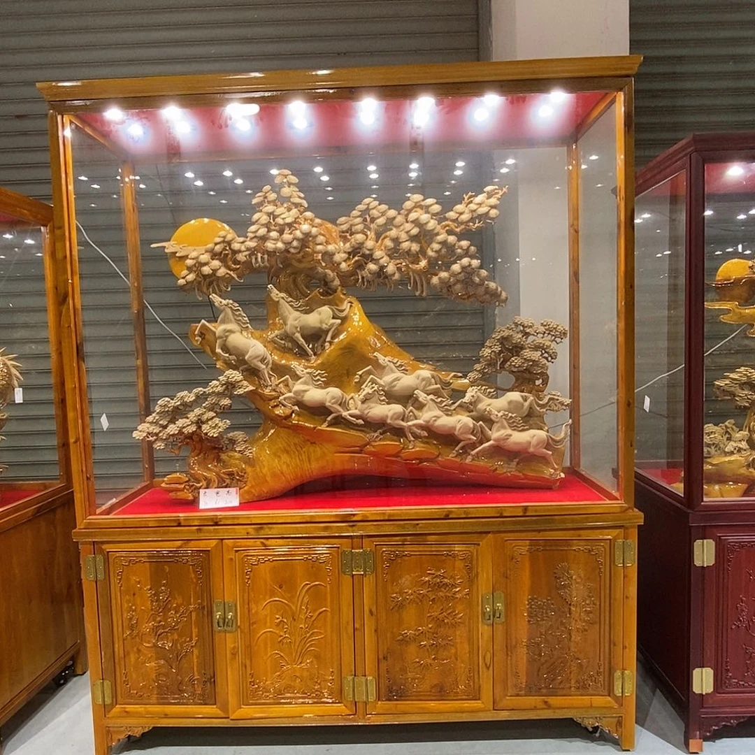 金丝楠玲*透金丝楠小叶桢楠摆件