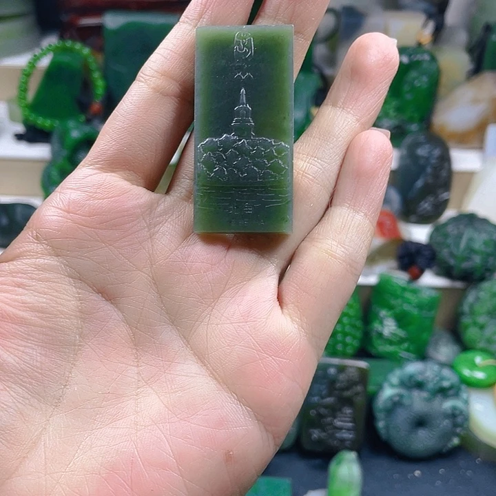 未镶嵌和田玉珠宝半成品