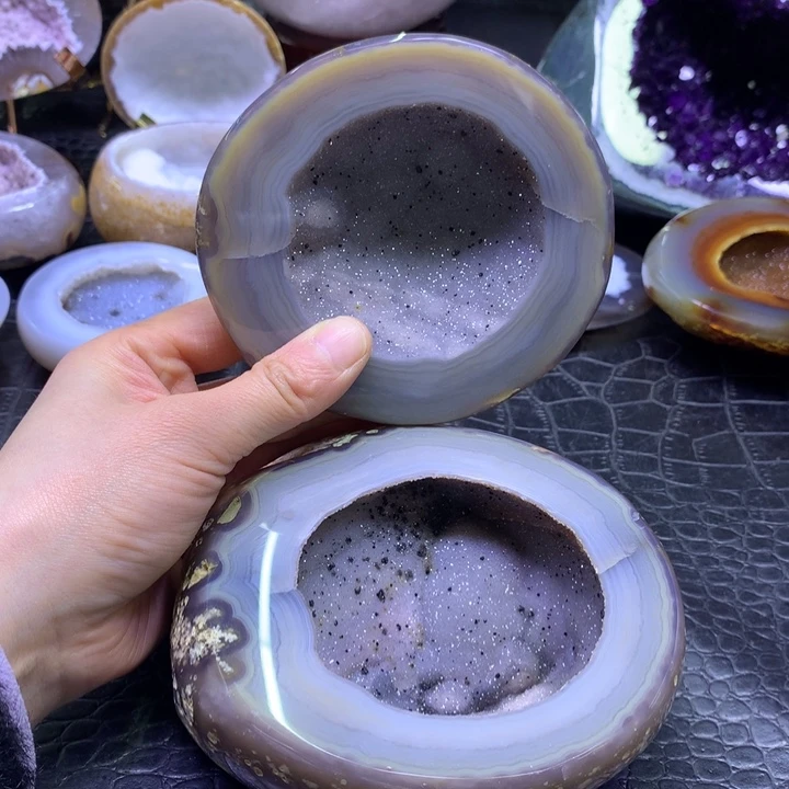 水晶福利彩晶拉丝盆未镶嵌