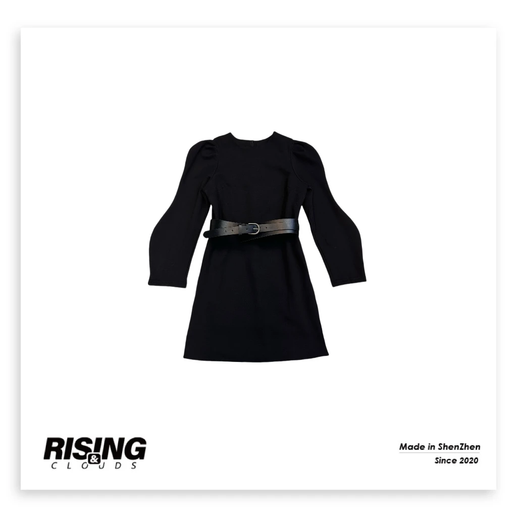 【小法】深圳南油雅丹风百搭气质显瘦腰带裙100016GT