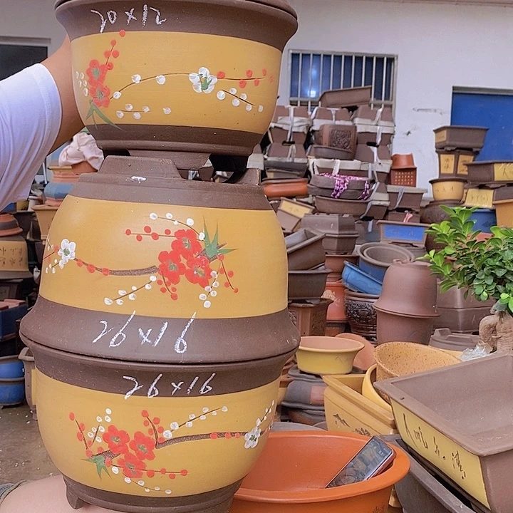 紫砂花盆紫砂花盆