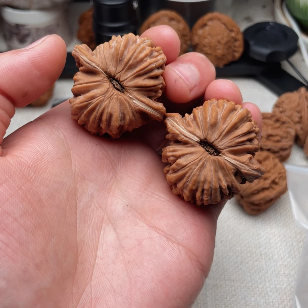 食****把件文玩核桃四座楼