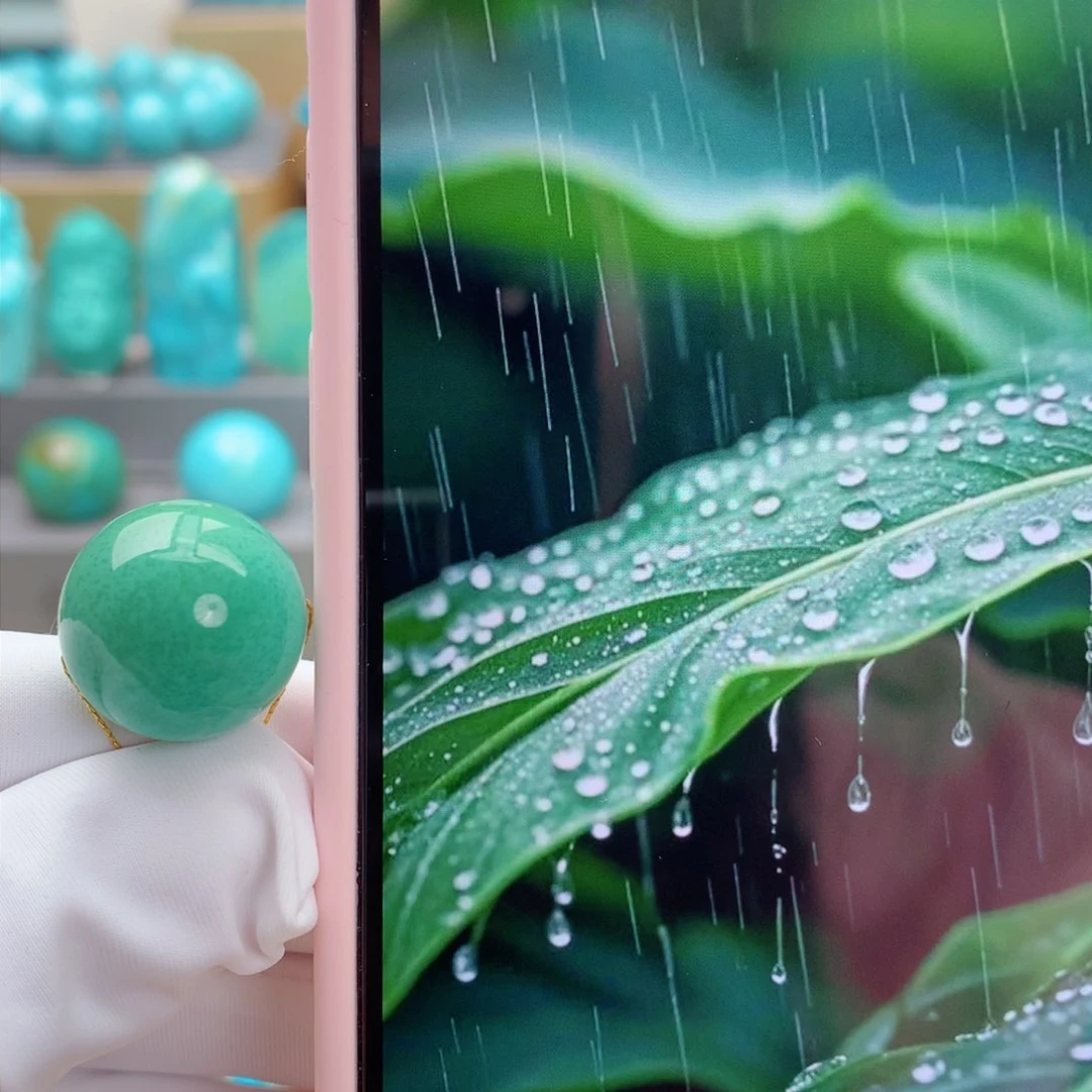 未镶嵌绿松石珠宝奇石