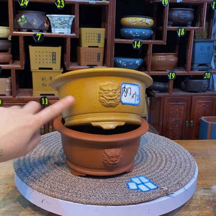 紫砂花盆紫砂花盆
