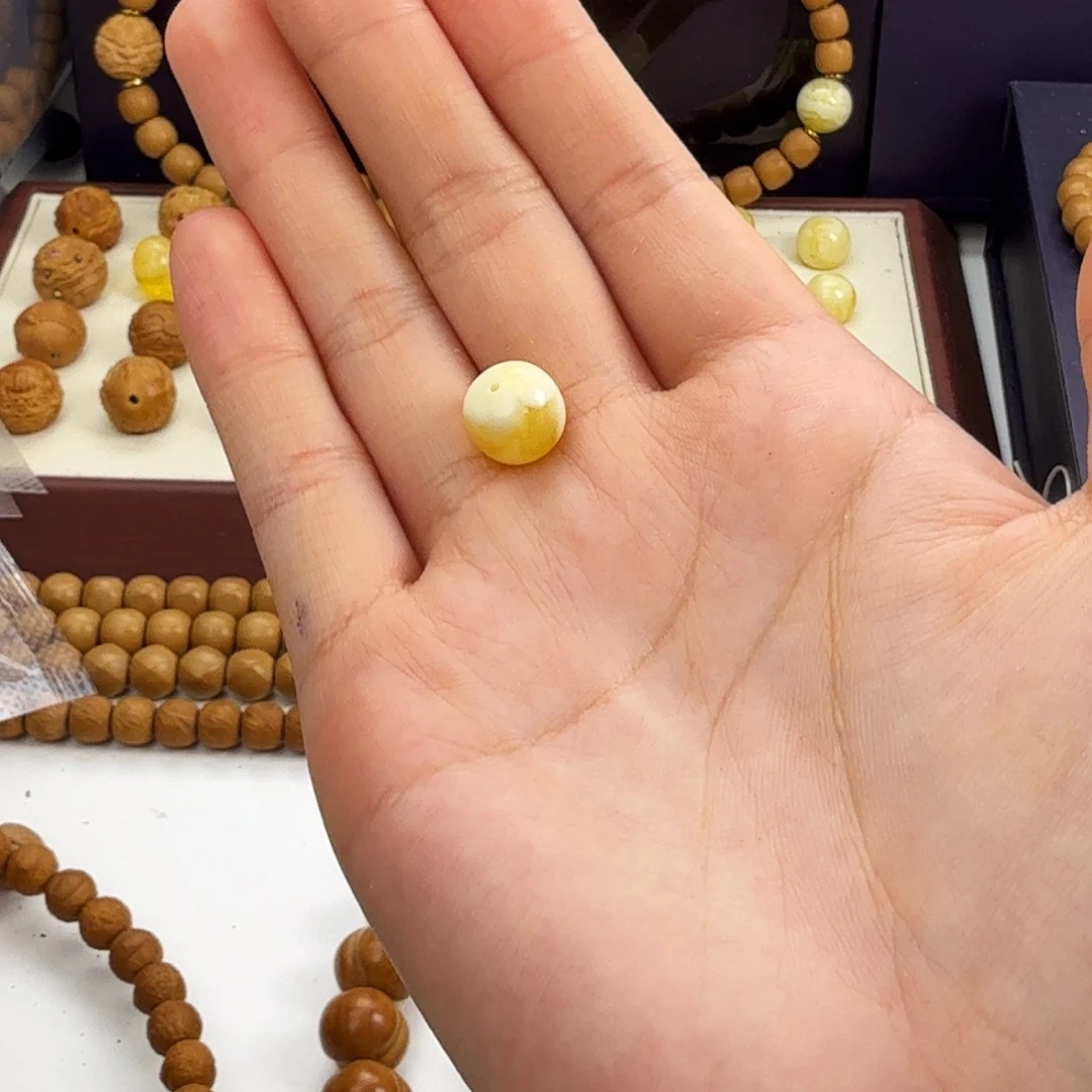 _***d猴头核桃手串金白