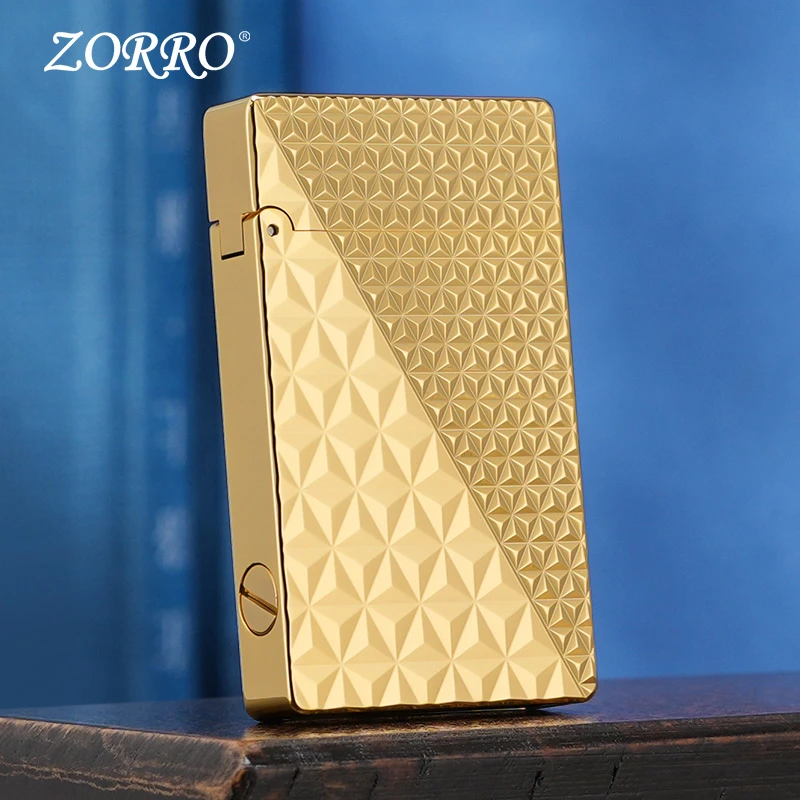 ZORRO佐罗Z799六角花金煤油防风打火机窄机送男生生日七夕礼物