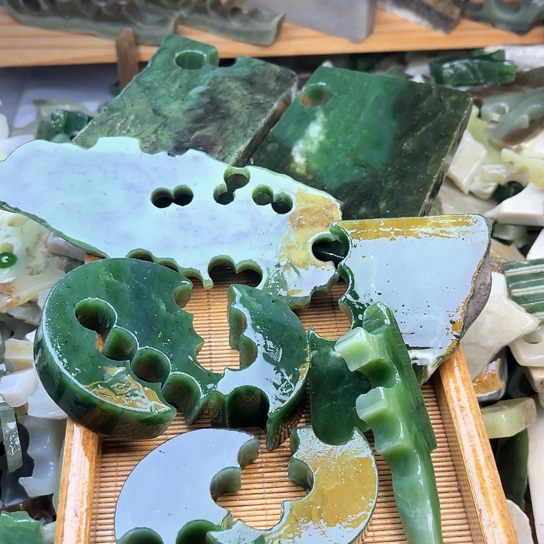 未镶嵌和田玉笔搁