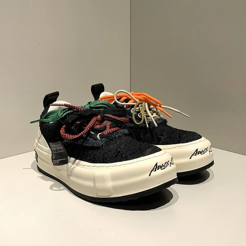 吴建豪同款松露雪花风休闲厚底低帮增高百搭情侣板鞋男女适用时尚