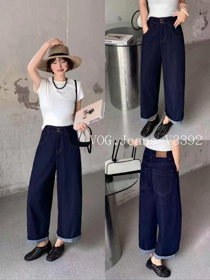 【芸姐】13542 欧货高品质必入款显瘦百搭洋气九分气球裤