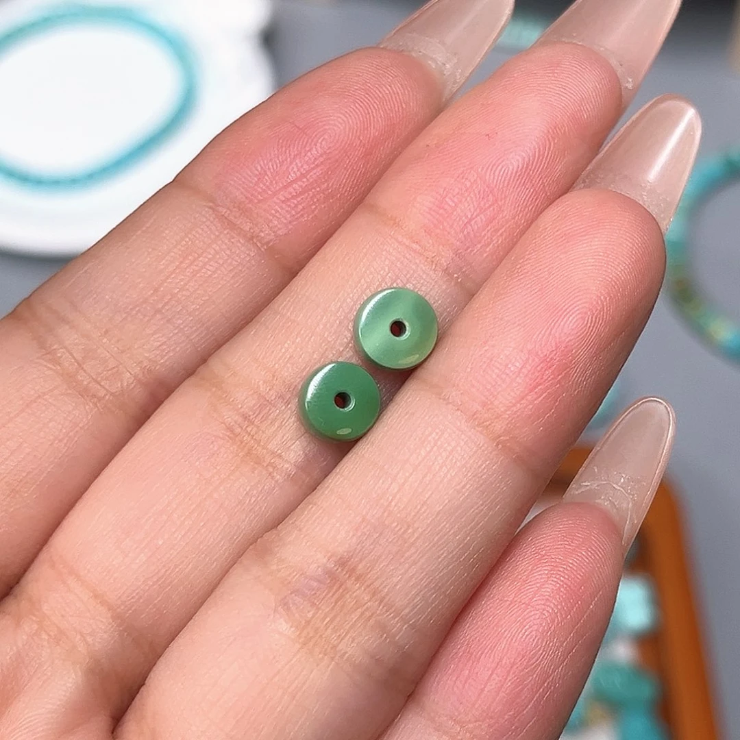 未镶嵌绿松石珠宝半成品