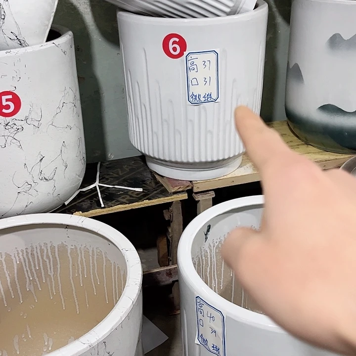 红陶陶瓷花盆默认微瑕