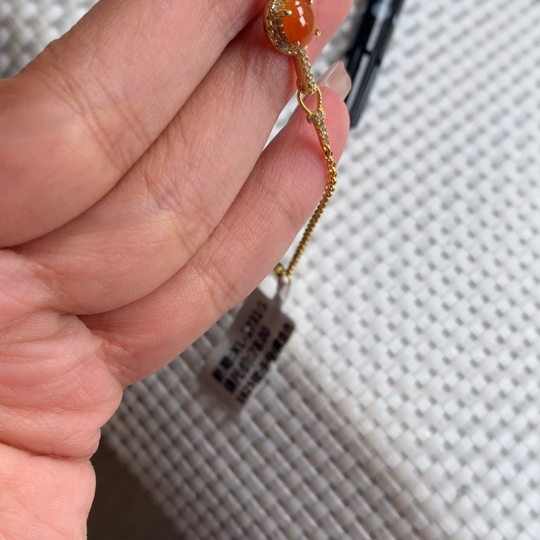 颈饰银S925镶嵌翡翠手链
