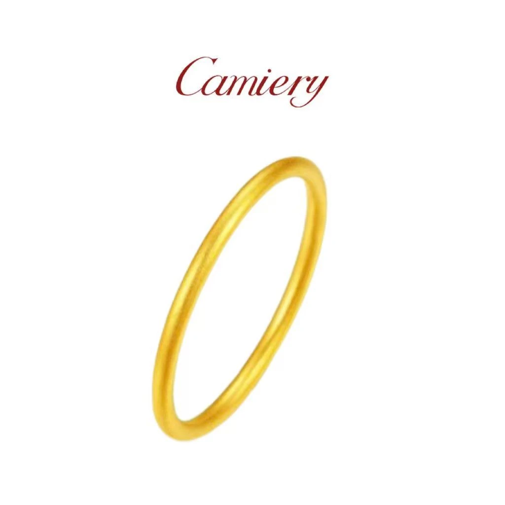 CAMIERY/卡美瑞 新中式莲花版卡5素圈手镯Ning