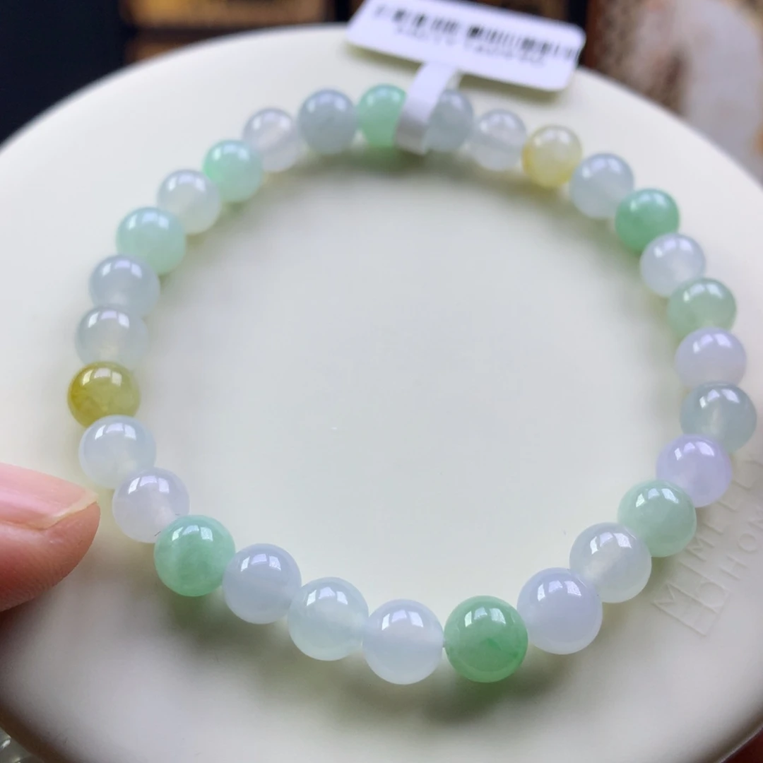 未镶嵌手串翡翠卡6.3