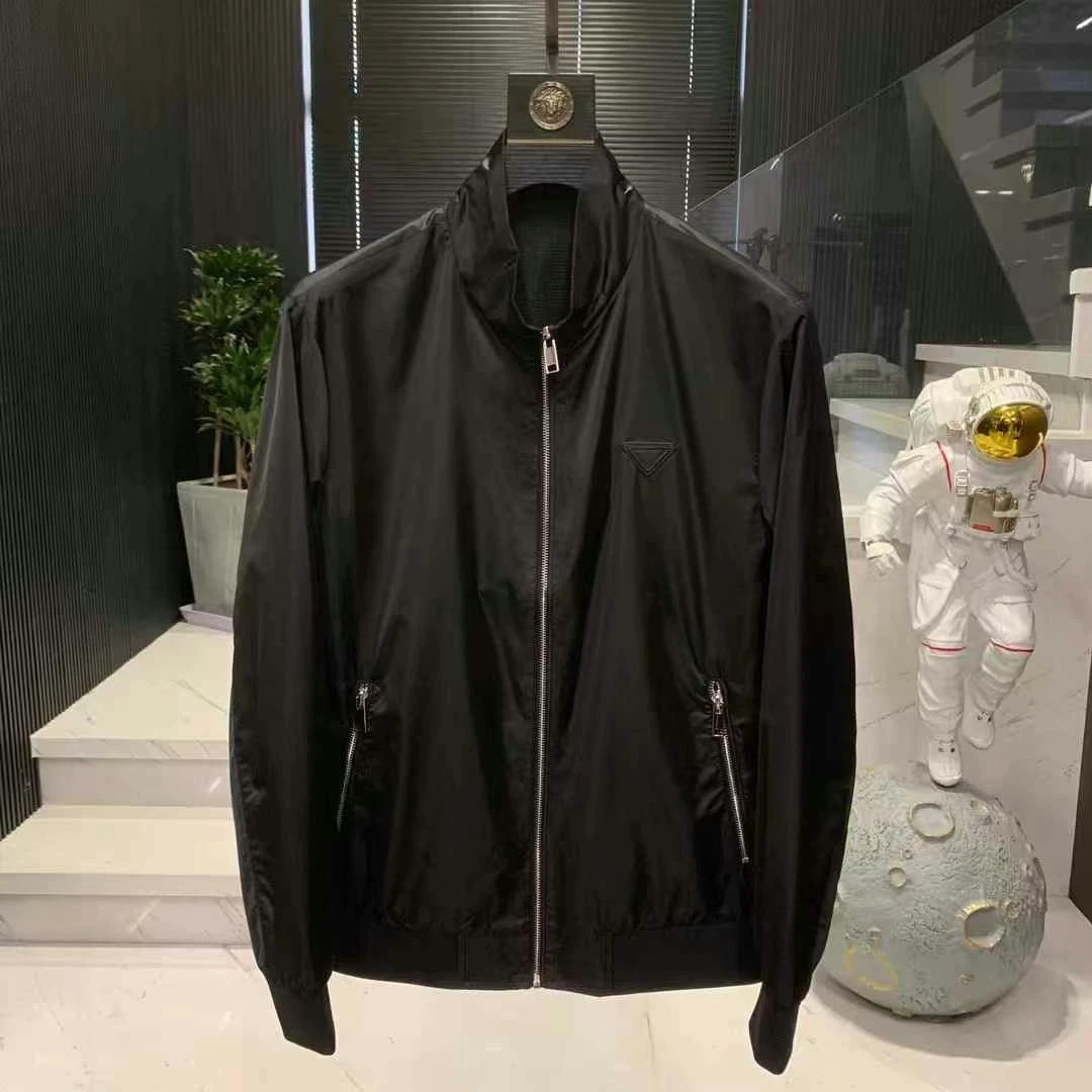 新款男士高奢简约静版休闲立领夹克外套   2672