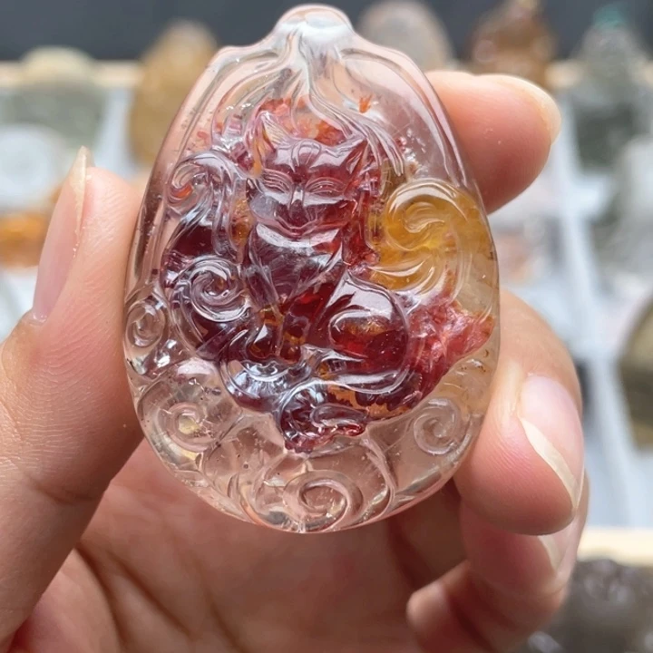 水晶吊坠(不含链)未镶嵌