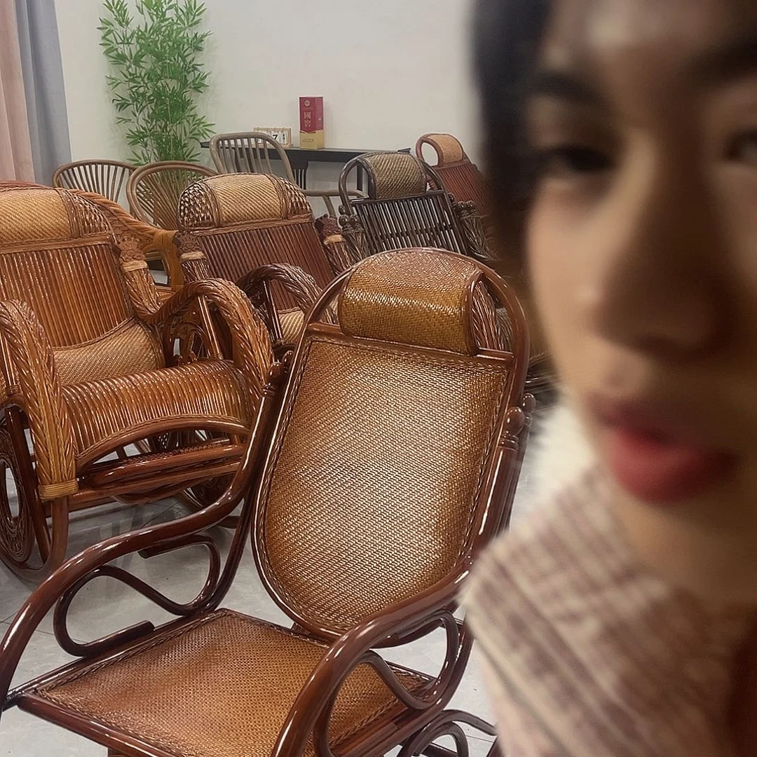 藤条滕王阁大号摇椅