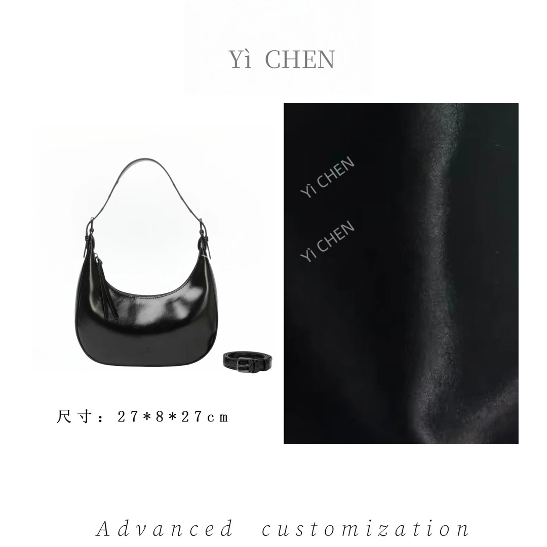 【Yì CHEN】BF-66602-黑色 简约时尚女士新款轻奢单肩斜跨包