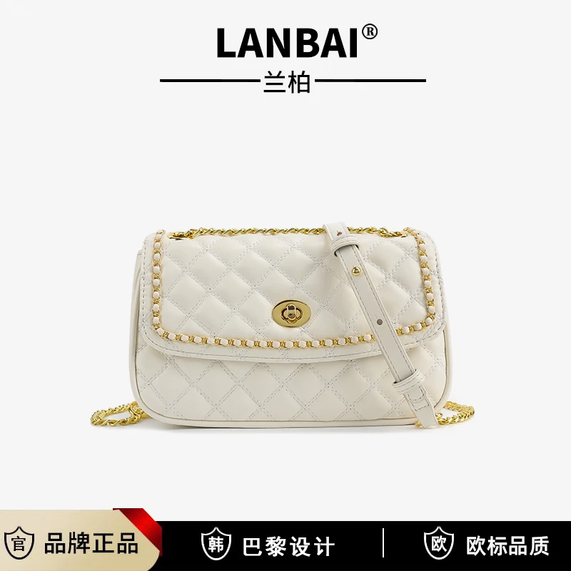 轻奢包包女潮时尚百搭小众单肩斜挎包链条包Y1006