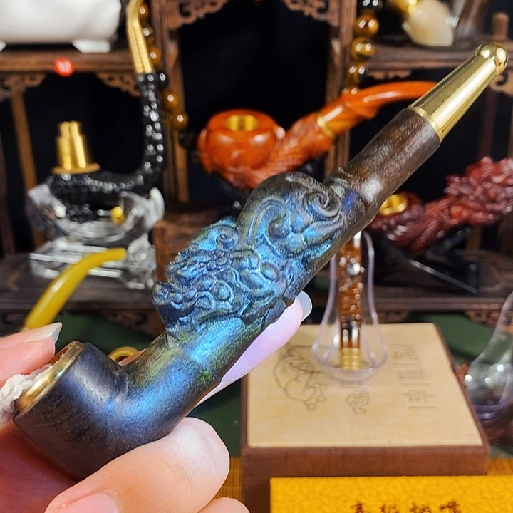 高端定制金丝楠烟嘴