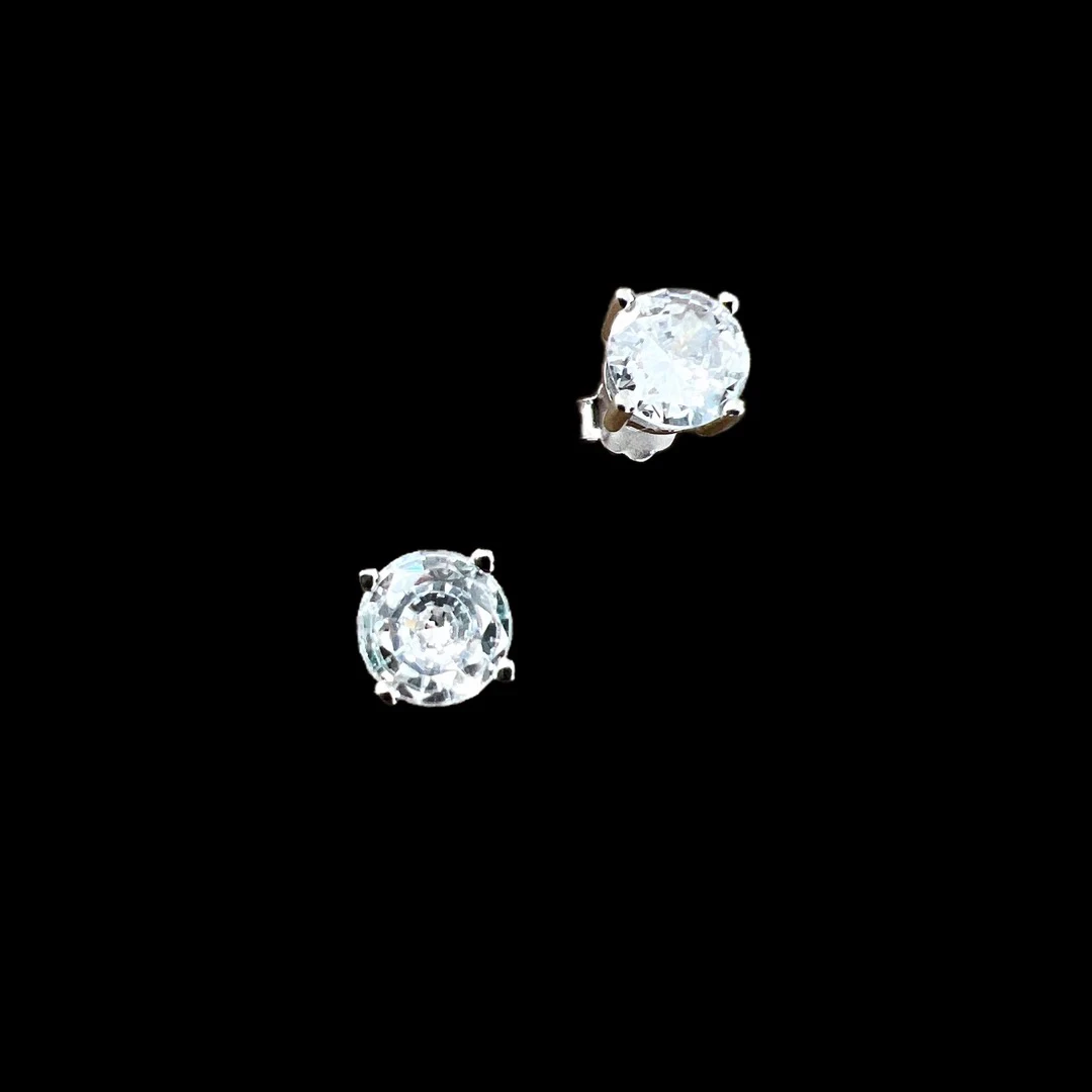 925银耳饰 V320时尚百搭耳钉孤品