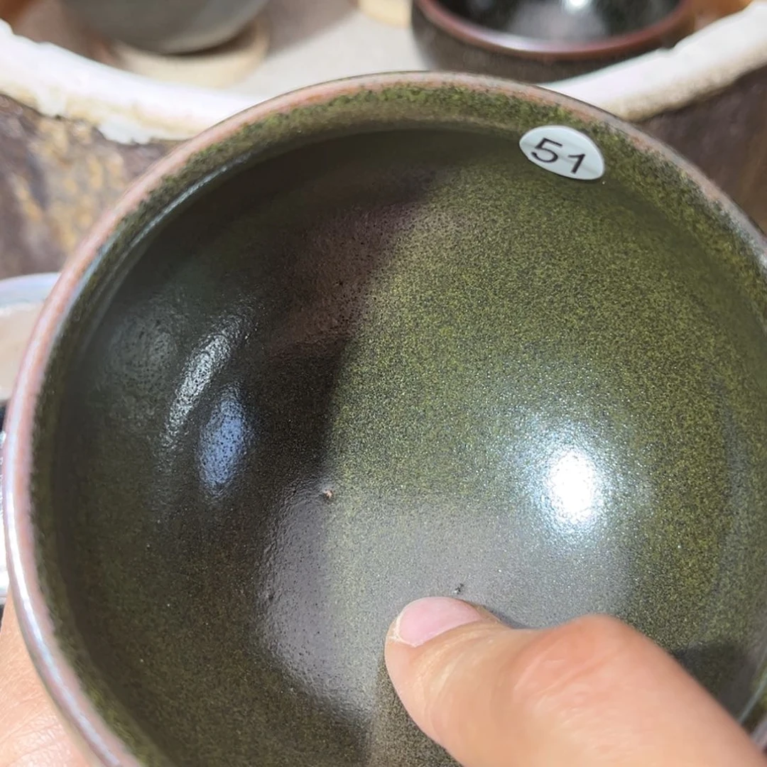 茶盏义兴龙窑坚持真柴烧微瑕