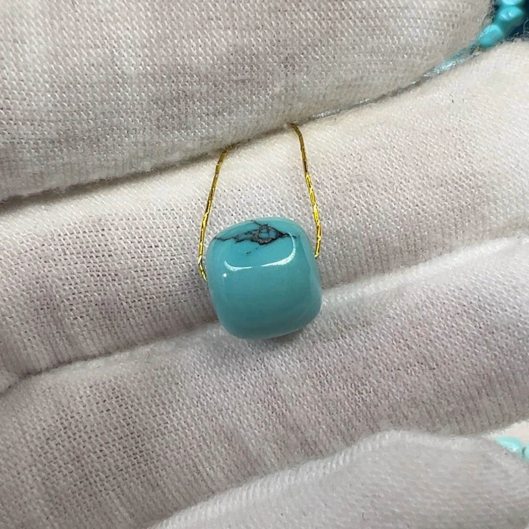 绿松石未镶嵌配饰直径9.5