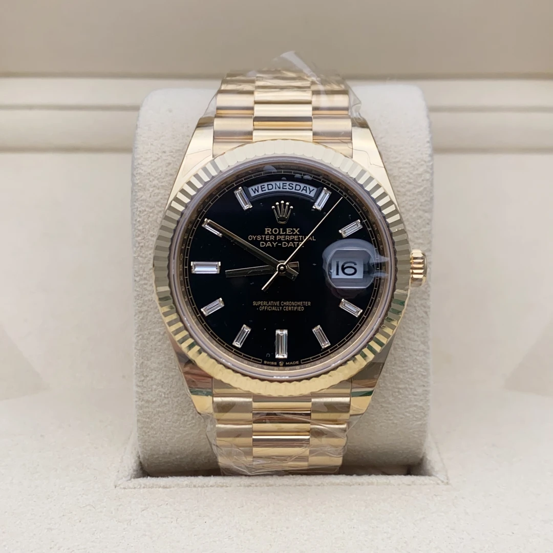 99新 Rolex/劳力士 23年/星期日历228238黑冰糖40