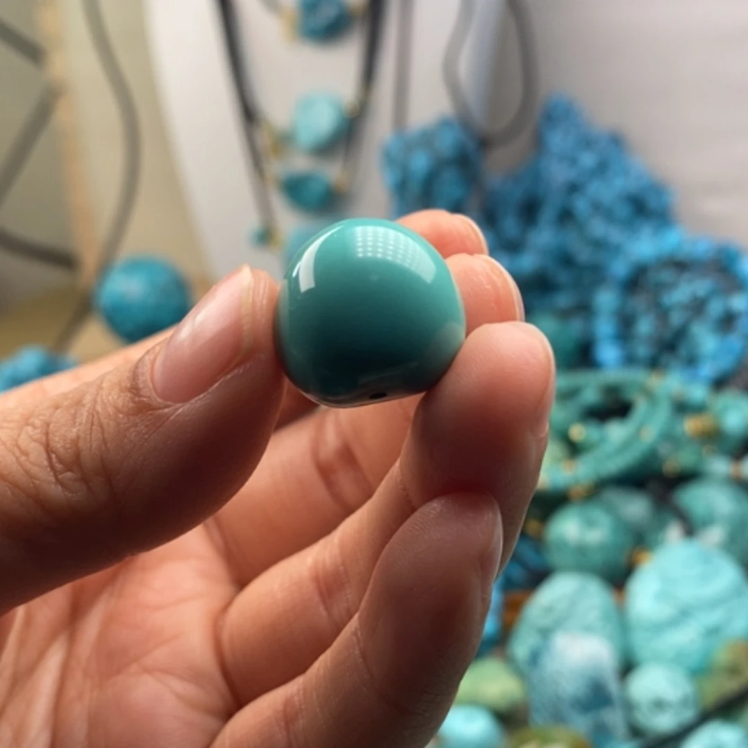 【闪购商品】未镶嵌绿松石珠宝半成品