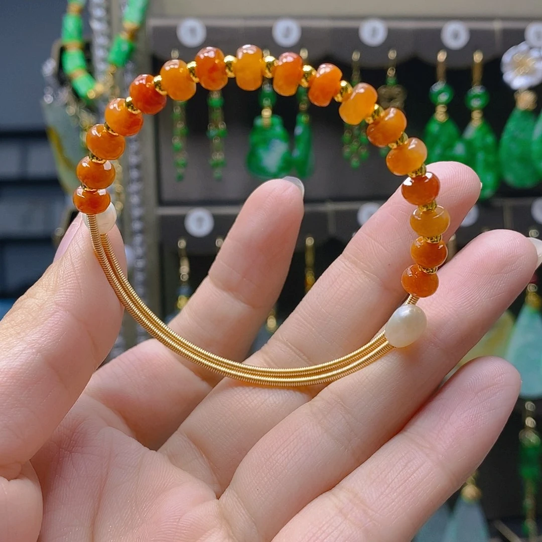 未镶嵌翡翠耳饰翡翠