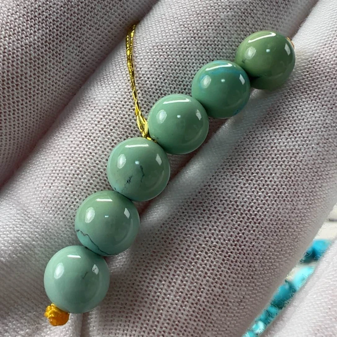 未镶嵌绿松石配饰7.5mm