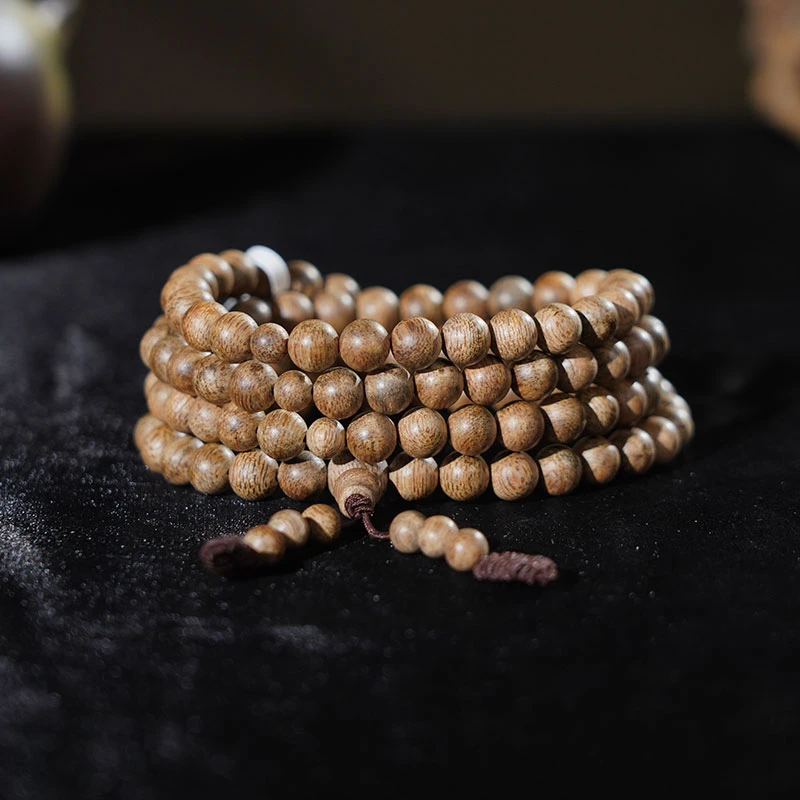 沉香文莱黑奇沉香念珠(88沉)16克-7.5mm*108颗 多样性发其一