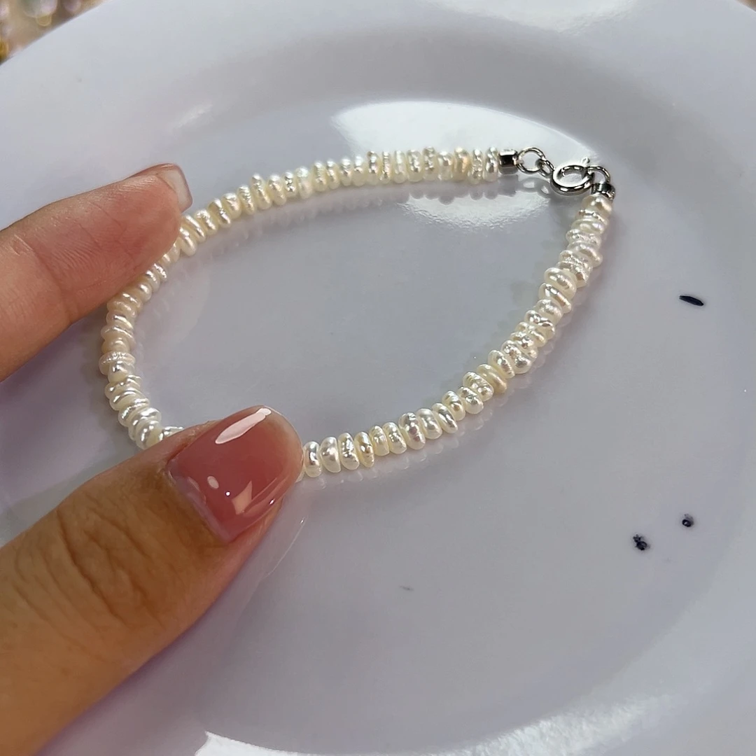 淡水珍珠手绳钛钢