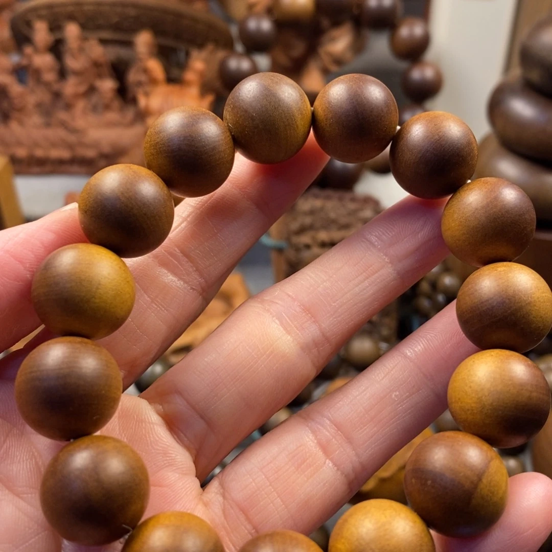 檀香木手串/手链老山檀奶香味15微瑕