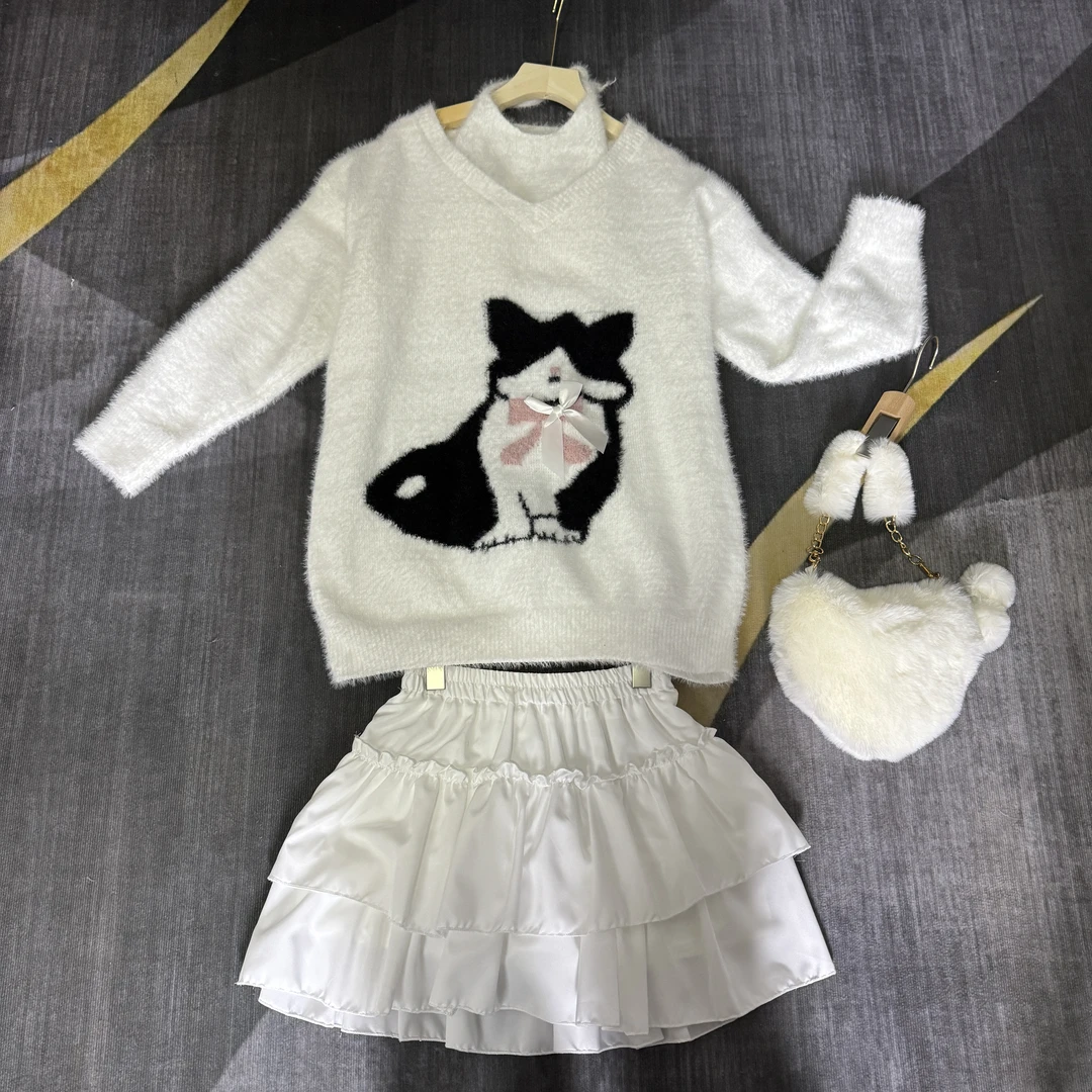 【小曼家】【4件套】上衣++小包-可搭配：长裙-短裙-长裤【178】