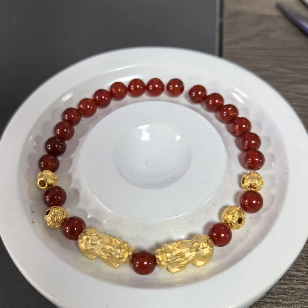 【足金999】貔貅+转运珠