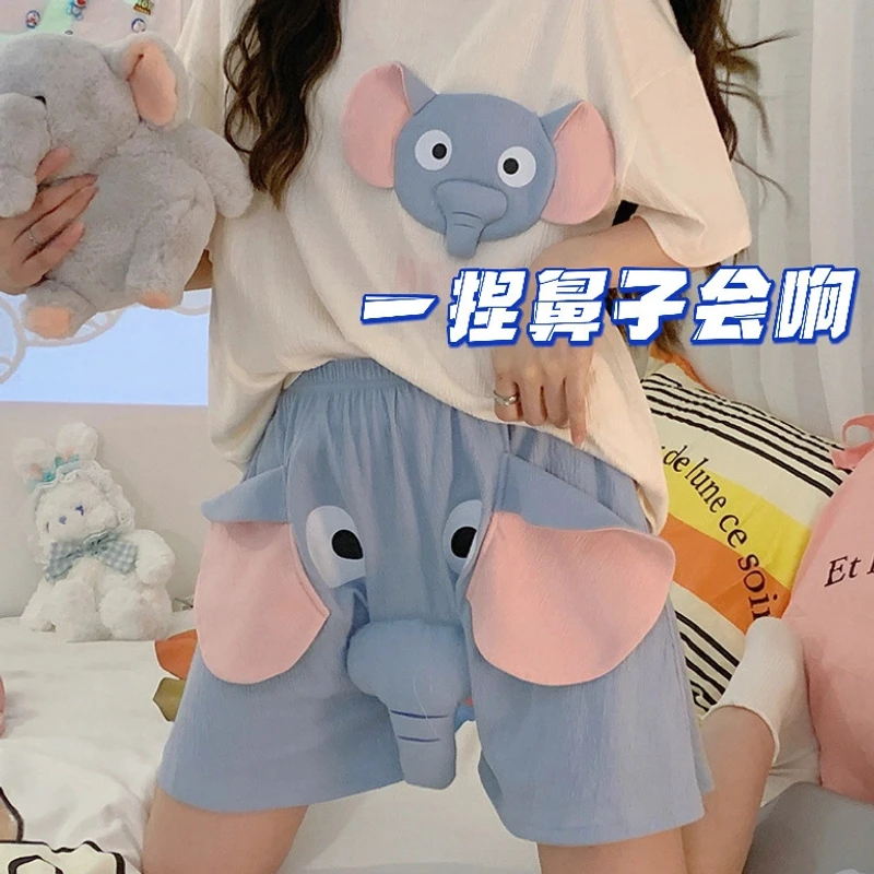 【金福】短裤大象鼻子吱吱叫男生短裤四角大码猪猪鼻涕搞怪男友
