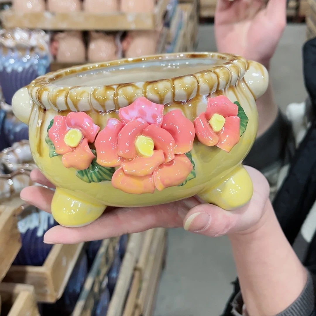 【闪购商品】陶瓷陶瓷多肉植物花盆