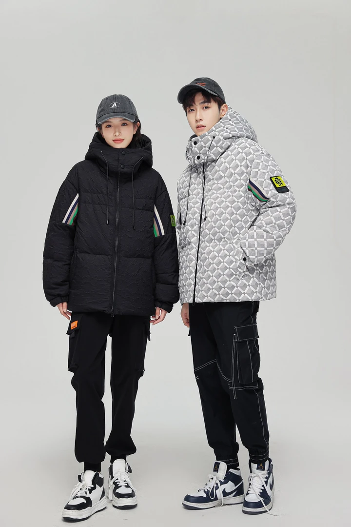 #（帅大）958#【国标90，介意勿拍】时尚保暖加厚情侣羽服外套