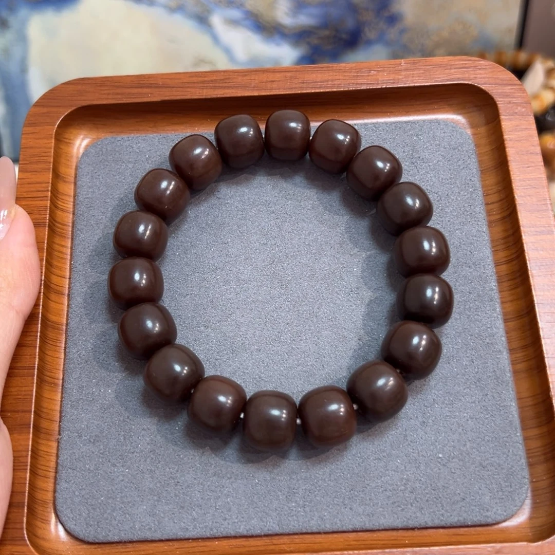 菩提根/象牙果吊坠棕凝香卡14