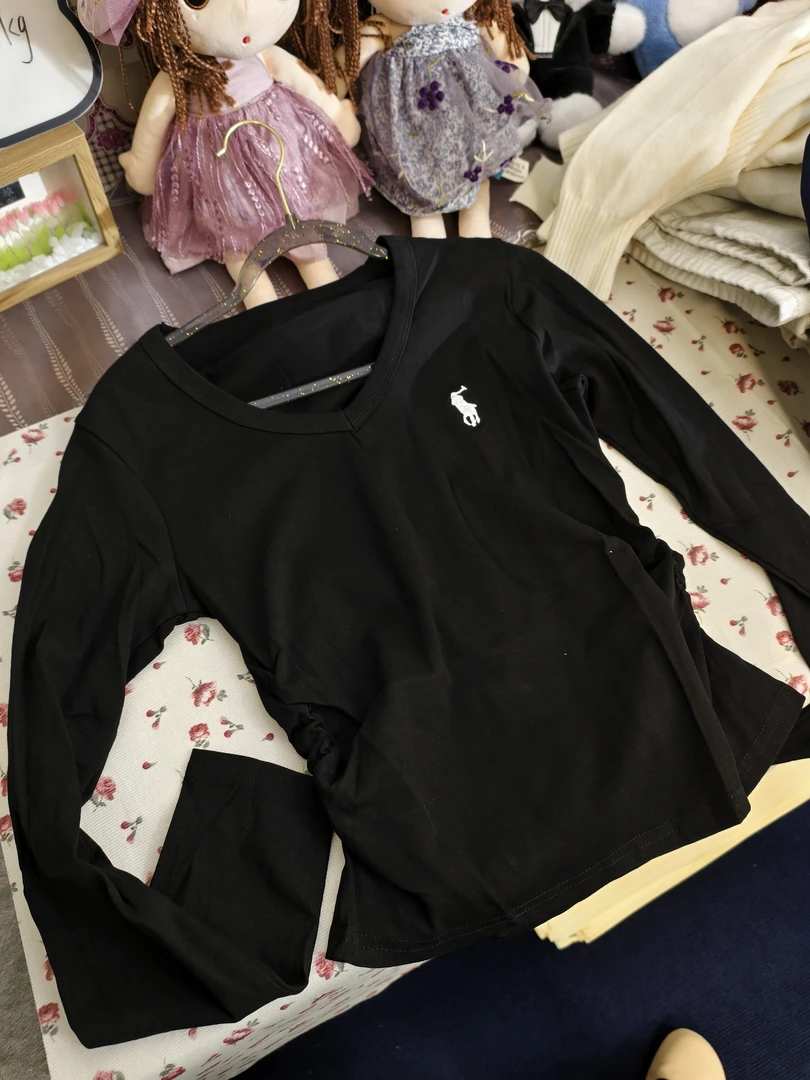 V领长袖打底薄款