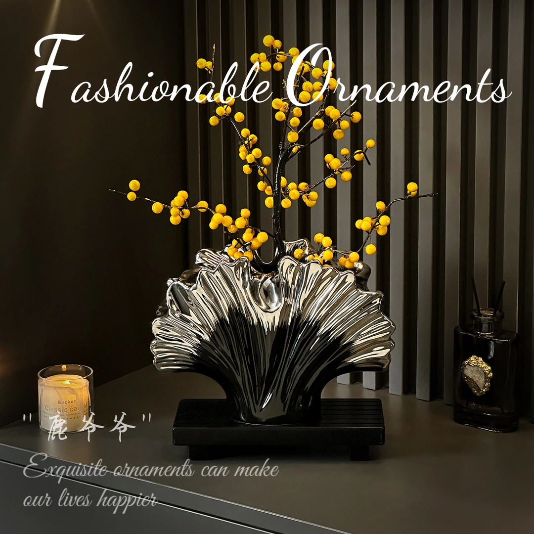 贝壳装饰摆件高级感小众轻奢高档家居客厅玄关酒柜电视柜乔迁礼品