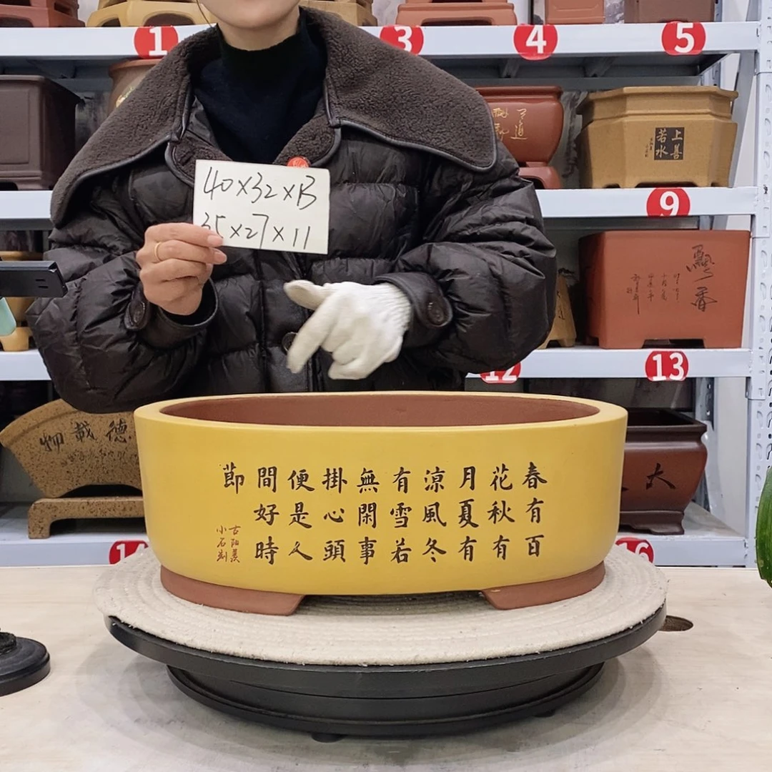 紫砂花盆紫砂花盆